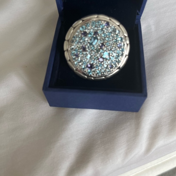 John Hardy  Kelly see  Sterling silver ring  A very unique  large ring - Picture 2 of 6